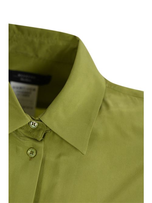 Camicia in seta lavata pistacchio WEEKEND MAX MARA | 2425116012600016